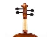 4/4 Solid Wood EQ Violin Case Bow Violin Strings Shoulder Rest Electronic 22611277