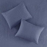 2 Piece Quilt Set Navy Twin/Twin XL B035129033