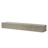 60" Rustic Wood Fireplace Mantel,Wall-Mounted & Floating Shelf for Home Decor W1390138522