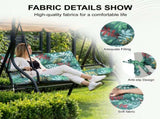Outdoor Swing Cushions 70 Inch, Waterproof 4" Thick Porch Swing Cushion Replacement with Backrest 47761862