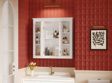 36'' x 28'' Medicine Cabinet, Wall Mounted Bathroom Storage Cabinet, with 1 Adjustable Shelf, N710P358584K