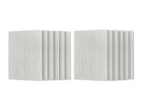 3D Faux Stone Wall Panels,12 PCS PU Wainscoting Panel for Interior Wall Decor, Flame-resistant & W347P478204