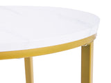 Marble Simple Round Side White 23409291