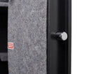 ZNTS Large Black Steel Cabinet, with Smart Combination Lock, Smart Alarm, LED Lights, Dividers and W100090174