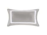 8 Piece Comforter and Quilt Set Collection Grey Full/Queen B03597094