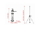 40.94133.85" Laser Level Tripod, Tripod with 1/4"-20 & 5/8"-11 Thread Mount 27165410