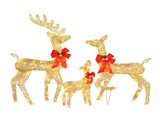 3pcs 54*20*122cm 30.00V 3.60W Family Elk Golden Iron Frame Cotton Thread Green Onion Powder 55696303