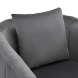 360&deg Swivel Accent Chair, Modern Velvet Fabric Living Room Armchair, Comfy Wide Upholstered with 42158642
