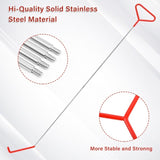 Professional stainless steel repair tool kit with 67-inch long-distance pull hook J hook 27125137