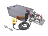 DC 12V Electric Hydraulic Pump, 15 Quart Double-Acting Power Unit for Dump Trucks 61365527
