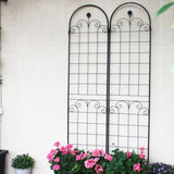 4 Pack Metal Garden for Climbing Plants Outdoor 86.7'' x 19.7'' Rustproof Plant Support Rose W158681065