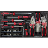 ZNTS 3 Drawers Tool Box with Tool Set 82679467