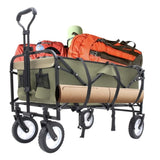 Collapsible Foldable Wagon with strapping system Beach Wagon Utility Utility Wagon Grocery W2932P210085