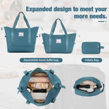 Softside Luggage Expandable 3 Piece Set Suitcase with Duffel Bag Upright Spinner Softshell N732P201004F