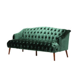 Comfy 3-seat Sofa with Wooden Legs, PU, for Living Room and Study 65124.00NVLTEMD