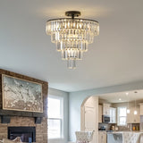 (Same as W1340110374/L5011) Black large crystal chandelier, modern style chandelier, dining room, W1340P189285