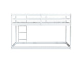 Solid Wooden, Solid Rubber Wooden Twin over Twin Loft Bed with Ladder, with Bed Platform of W504P191666