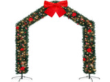 Christmas Artificial Tree Archway Decoration, Realistic PVC Holiday Tree Arch Frame for Outdoor 99731017