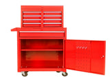 Rolling Tool Chest, 5-Drawer Tool Box Organizer w/Lockable Wheels Sliding Drawers Detachable Top W110265911
