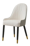 Modern Dining Chairs Set of 2 pcs Faux leather Dining Chair with Metal legs for Living Room/Dining W509P167720