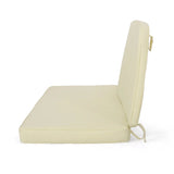 CAROLINA LOVESEAT CUSHION SET, BACK CUSHION AND SEAT CUSHION, CREAM, SET OF 1 N775P270133C