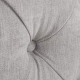 Marcella Upholstered Shelter Headboard Bed Set, Queen, Silver Grey Polyester B2719P238216
