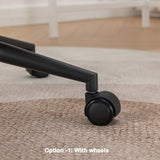 Bizerte Adjustable Swivel Criss-Cross Chair, Wide Seat/ Office Chair /Vanity Chair, White T2574P181615