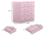 Macaron powder, particleboard with melamine veneer, 66*40*91cm, 32 drawer cabinet, matte gold 03838176
