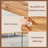 Multifunctional Lift Top Coffee Table -Light Wood Color Grain Sticker, Essential for Modern W2920P226073