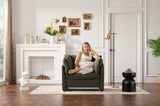 Modern Style Chenille Oversized Armchair Accent Chair Single Sofa Lounge Chair for Living Room, W2997P236136