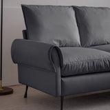 81"Modern Sectional Technical leather L-Shaped Sofa Couch with Reversible Chaise Lounge 94475879