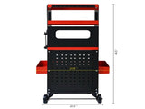 4 LEVEL MULTI PURPOSE TROLLEY FOR DIAGNOSTICS-BLACKRED W1102P218359