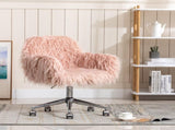 Modern Faux fur home office chair, fluffy chair for girls, makeup vanity Chair 66253460