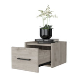 ZNTS Elfrida Wall-Mounted Nightstand, Sleek Single-Drawer Design with Spacious Top Shelf B128P148914