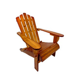 Outdoor or indoor Wood Adirondack chair, foldable, OAK W495P286083