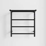 Heated Towel Rack with Top Shelf, 3-Bar Towel Wall MountedWarmer for Bathroom with Intelligent Touch T3177P305030
