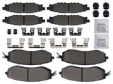 Front&Rear Ceramic Brake Pads fit for Subaru BRZ Crosstrek Forester Impreza Legacy 20966855