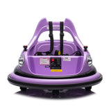 ZNTS 12V ride on bumper car for kids,electric car for kids,1.5-5 Years Old,W/Remote Control, LED Lights, W1578P198507