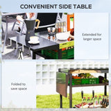 Outdoor Bar Cart Grill Table 74360105