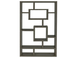 Weathered Grey 10-Shelf Open Back Bookcase B062P153821