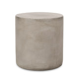 ZNTS Outdoor LightWeight Concrete Side Table,Light Gray 70886.00