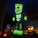 LED-Lit Inflatable Frankenstein - 90s Fast Inflation Waterproof Outdoor Halloween Decor with 19029037