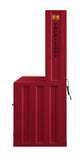 Red 1-Door Writing Desk with Hutch B062P215482