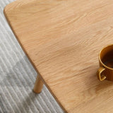Center table Low Table 100% solid wood Top plate Desk Coffee table Width 100 x Depth 50 x Height 44 W1283121840