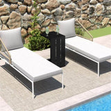 Versatile C-Shaped End Table Convertible Coffee Table 55279545