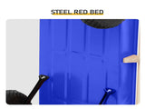 Heavy Duty Steel Wooden Side Support Cargo Wagon with 10" All-Terrain Air Tires, Up to 220lb Load 32834539