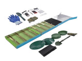 23-Piece Gold Prospecting Equipment 50 In. Folding Sluice Box Gold Panning Kit for Gold Prospectors 81212698