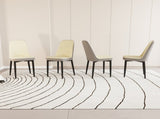 A set of 4 dining chair, modern style chair made of high-quality PU Leather fabric with thick soft W2189P168411