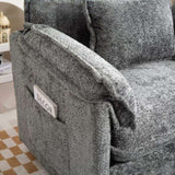 55.32*39.76" Oversized Sofa Indoor,Portable ottoman,Boucle Single Sofa Bed with Wider seat,Double W2715P269755