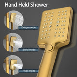 Shower System with Shower Head, Hand Shower, Slide Bar, Bodysprays, Shower Arm, Hose, Valve Trim, W928105126